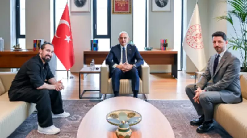 Barış Manço'nun izinde anlamlı buluşma: Bakan Ersoy Doğukan Manço ile görüştü