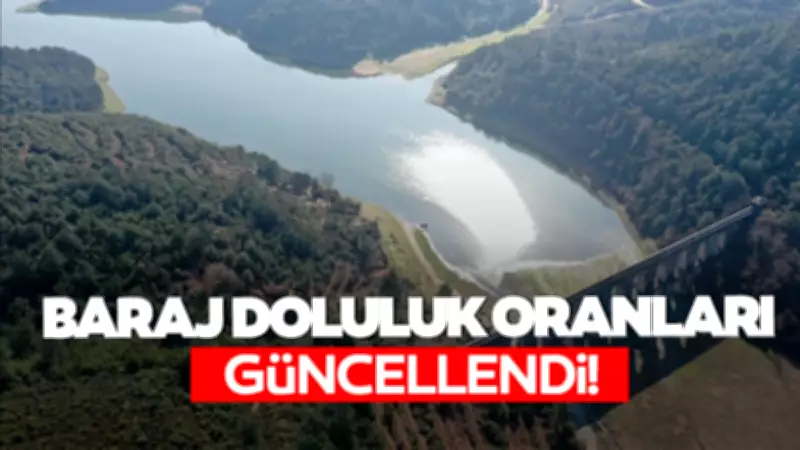 Baraj Doluluk Oranları 7 Mayıs 2026: İstanbul, Ankara, İzmir, Bursa