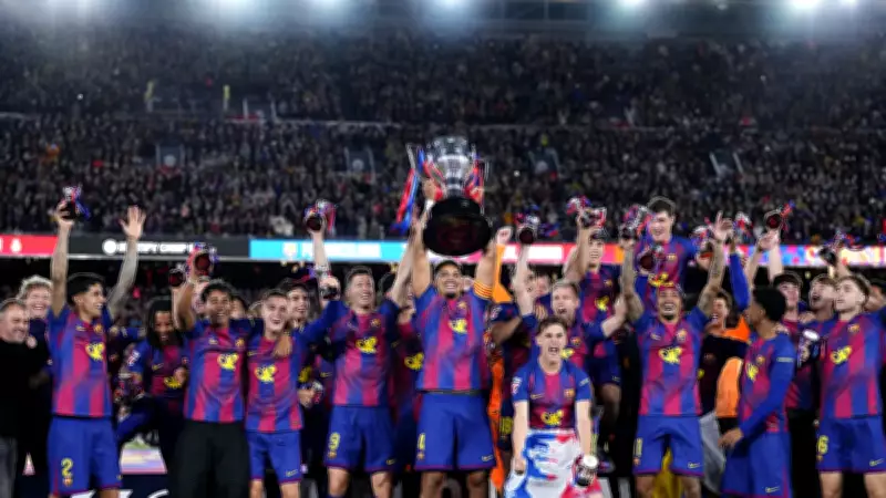 Barcelona, Avrupa'nın 5 Büyük Liginde Şampiyon Olan Üçüncü Takım Oldu