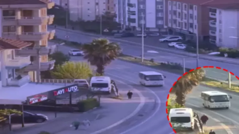Bartın'da minibüs sürücüsü geri giderek tehlike saçtı: 20 bin TL ceza