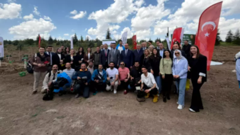 Basın Emekçileri Hatıra Ormanı Ankara'da Kuruldu, Habertürk ve Show TV İçin Fidan Dikildi
