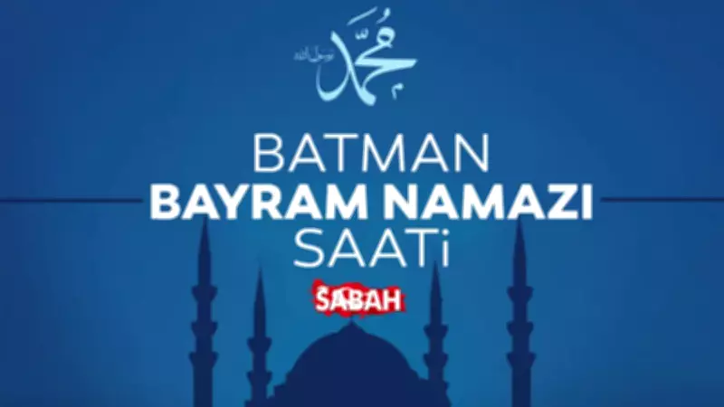 Batman'da 2026 Kurban Bayramı namaz saati belli oldu!