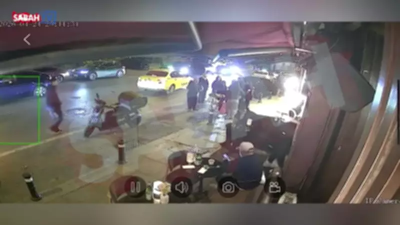 Bebek'teki işyerine ateş açılma anı kamerada: 3 tutuklama