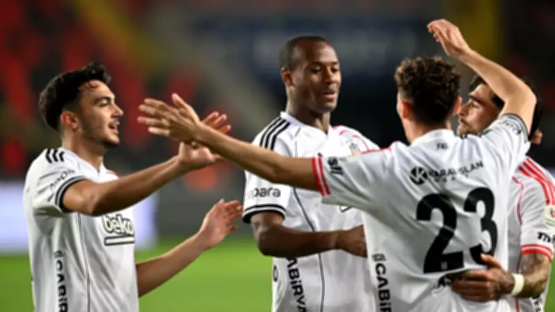 Beşiktaş, Gaziantep FK'yı 2-0 Mağlup Etti