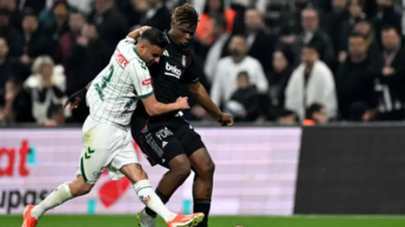 Beşiktaş ve Konyaspor PFDK'ye Sevk Edildi! İşte Gerekçeler