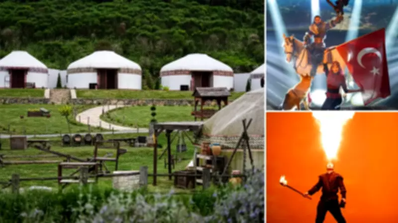 Bozdağ Film Platoları'ndan Bayramda 'Diriliş Ateşi' Gösterisi