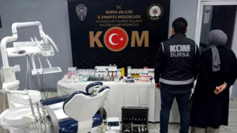 Bursa'da sahte diş muayenesine baskın: 2 gözaltı