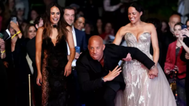 Cannes Kırmızı Halısında Vin Diesel Fırtınası
