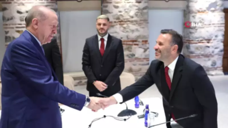 Cumhurbaşkanı Erdoğan, Şampiyon Galatasaray'ı Kabul Etti