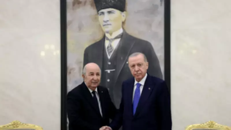Cumhurbaşkanı Erdoğan, Cezayirli mevkidaşı Tebbun'u resmi törenle karşıladı