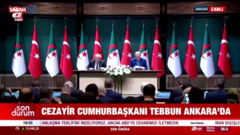Cumhurbaşkanı Erdoğan ve Cezayirli mevkidaşı ortak basın toplantısında konuştu