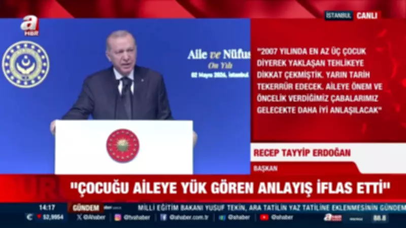 Cumhurbaşkanı Erdoğan'dan Aile ve Nüfus 10 Yılı Vizyonu: 5 Stratejik Öncelik