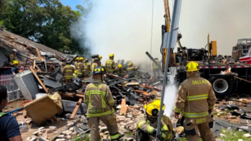 Dallas'ta Doğal Gaz Patlaması: 3 Ölü, 5 Yaralı