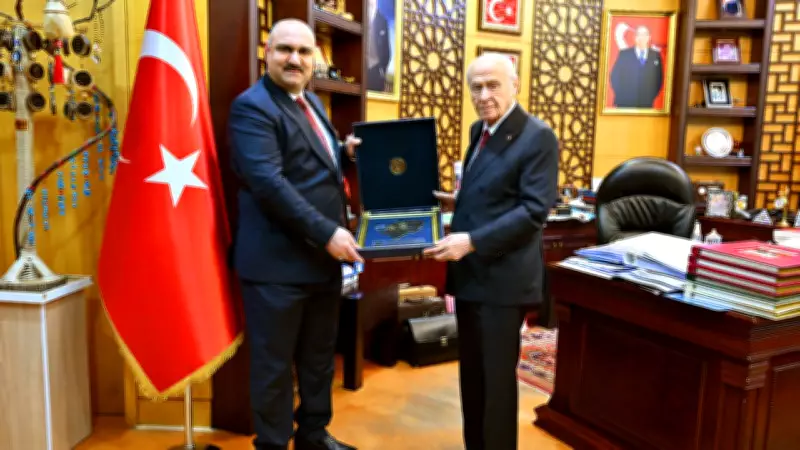 Devlet Bahçeli, Kerkük'ün İlk Türkmen Valisi Muhammed Seman Ağa'yı Kabul Etti