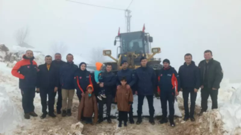 Düzce'de yaylada mahsur kalan 7 kişi kurtarıldı