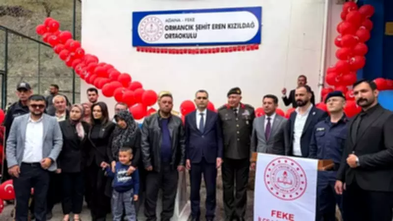 Şehit Uzman Çavuş Eren Kızıldağ'ın adı okuduğu okula verildi