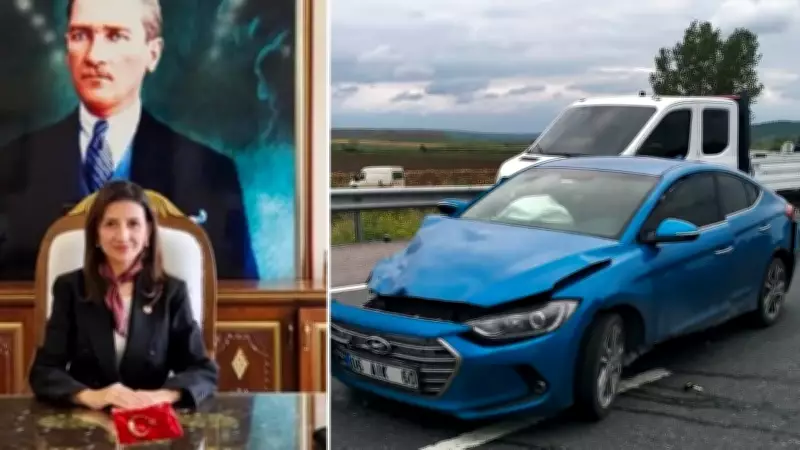 Enez Kaymakamı Merve Ayık trafik kazasında yaralandı