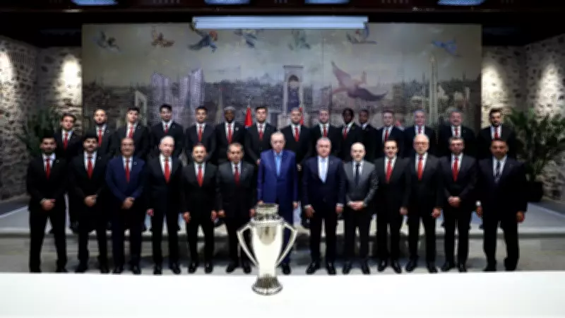 Erdoğan, şampiyon Galatasaray'ı kabul etti