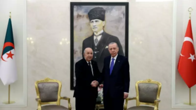 Erdoğan, Cezayir Cumhurbaşkanı Tebbun'u Esenboğa'da karşıladı