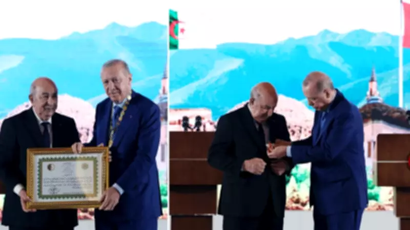 Erdoğan'dan Cezayir Cumhurbaşkanı Tebbun'a devlet nişanı