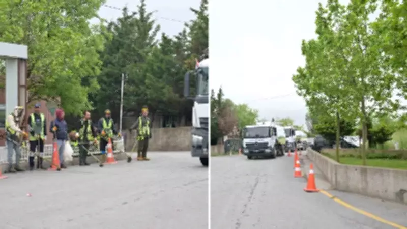 Esenyurt Belediyesi mezarlıkta temizlik yapmak isterken İBB engeli