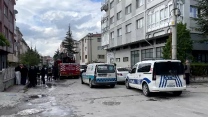 Eskişehir'de apartman yangını: Bir kişi dumandan etkilendi