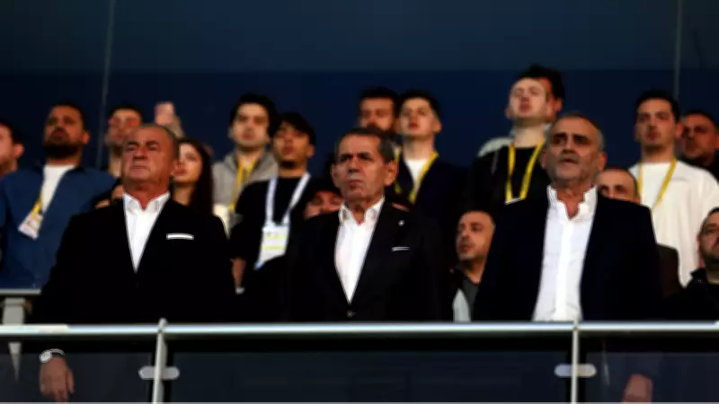 Fatih Terim, Kasımpaşa-Galatasaray maçını tribünden izledi