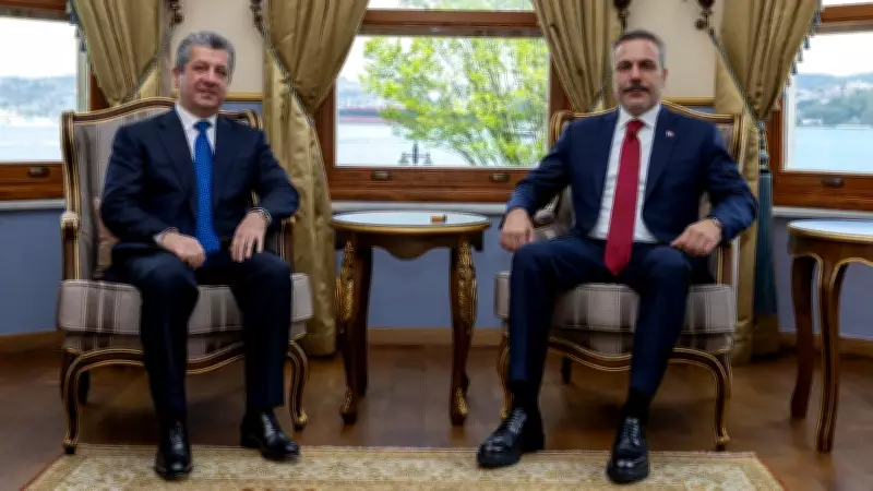 Fidan ile Barzani İstanbul'da kritik görüşme gerçekleştirdi