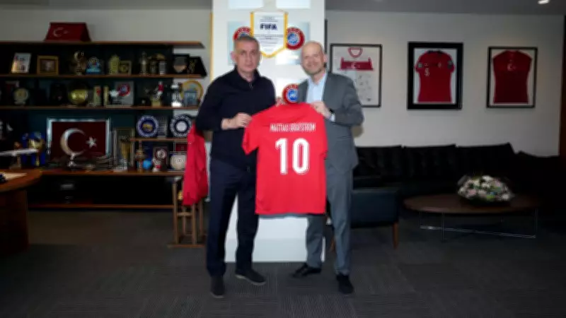 FIFA Genel Sekreteri Grafström, TFF Başkanı Hacıosmanoğlu ile Görüştü