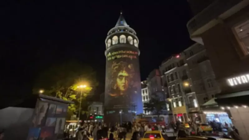 Galata Kulesi'nde Kültürel Miras İçin Farkındalık Gösterisi