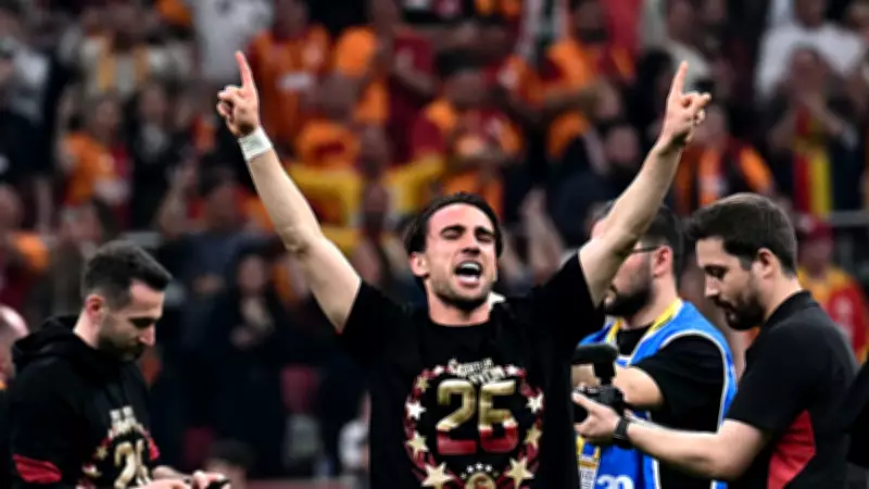 Galatasaray'da Yunus Akgün'den şampiyonluk mesajı: Tarih yazdık