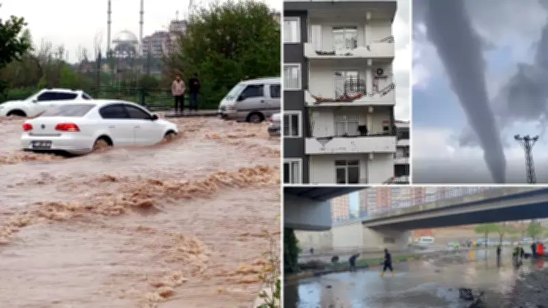 Gaziantep'te süper hücre fırtınası: 39 okulda eğitime 1 gün ara