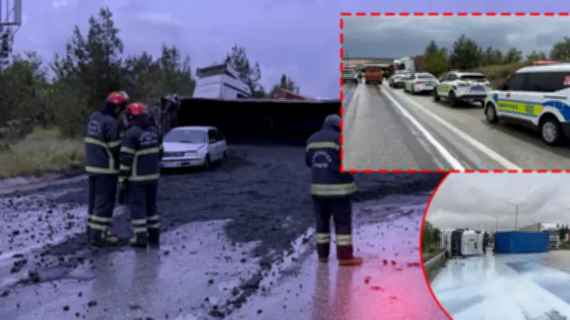 Gaziantep'te zincirleme trafik kazası: 4 yaralı!