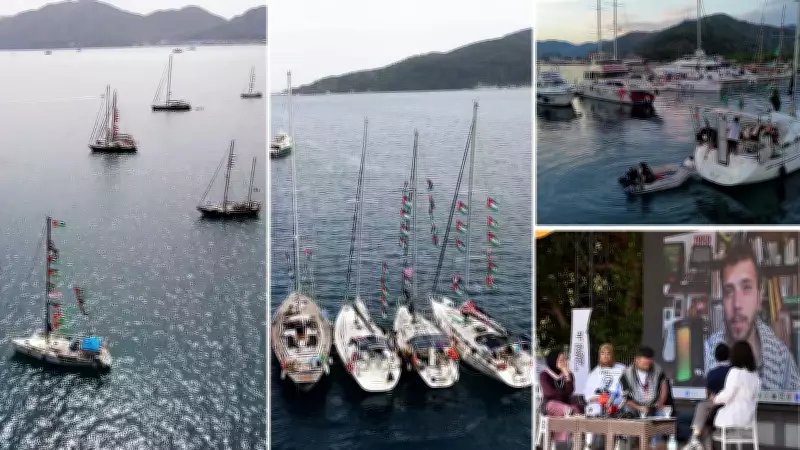 Gazze'ye Yardım Filosu Marmaris'ten Demir Alıyor: 45 Ülke Tek Yürek