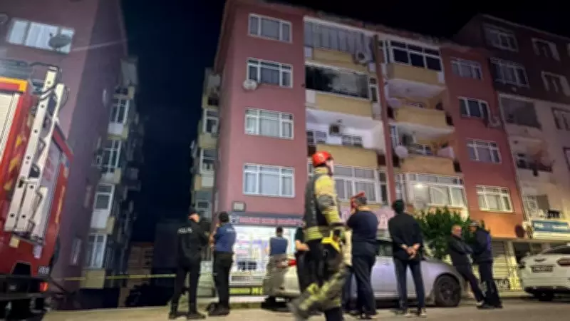 Gebze'de 7 katlı bina tedbiren boşaltıldı