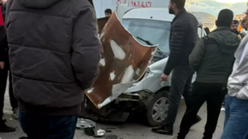 Hakkari Yüksekova'da zincirleme kaza: 12 yaralı