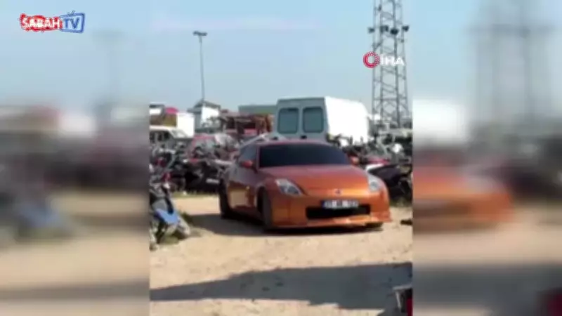 Hatay'da drift atan sürücü 60 gün sonra lüks aracına kavuştu