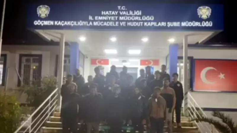 Hatay'da nefes kesen operasyon: 19 kaçak göçmen yakalandı, 3 tutuklama