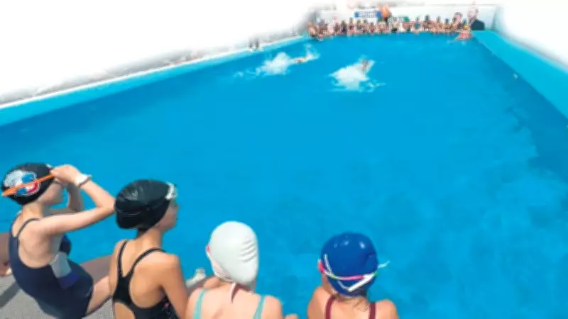 Havuz zulmünü bakanlık çözdü: Sporcular portatif havuzda antrenmana başladı