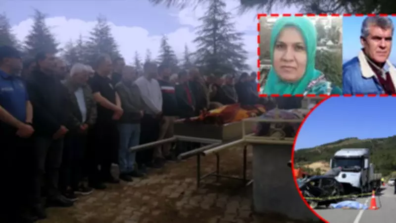 Kanser tedavisinden dönerken feci kaza: Karı-koca yan yana defnedildi