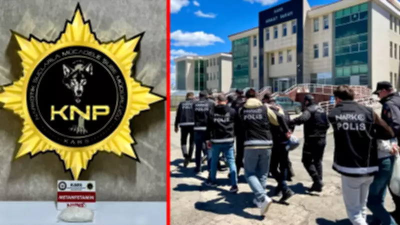 Kars'ta zehir tacirlerine şafak operasyonu: 2 tutuklama