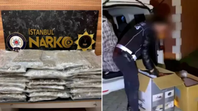 Kartal'da Narkotik Operasyonu: 58 Kilo Skunk Ele Geçirildi