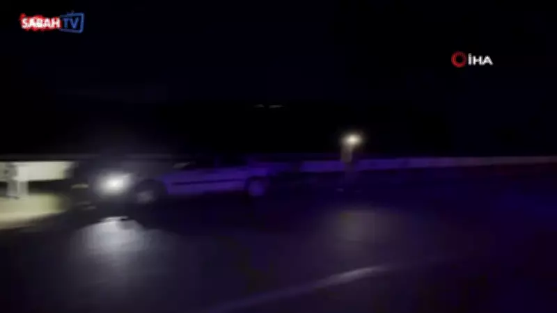 Kastamonu Tosya'da D100'de otomobil bariyerlere çarptı: 2 yaralı
