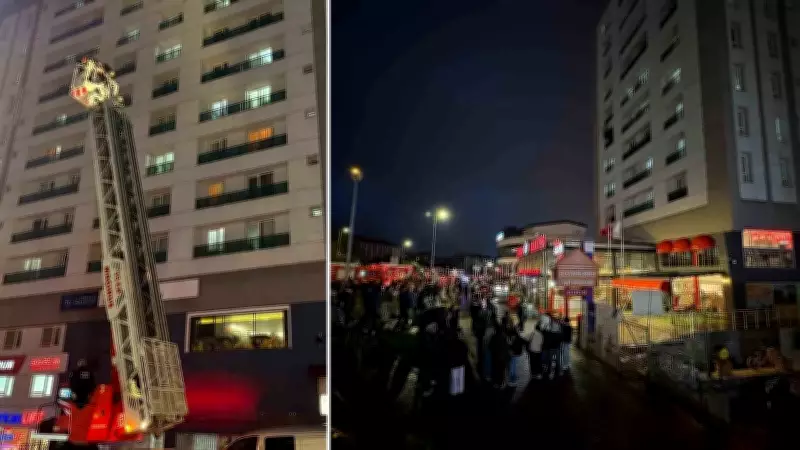 Kayseri'de kız öğrenci yurdunda priz yangını paniği