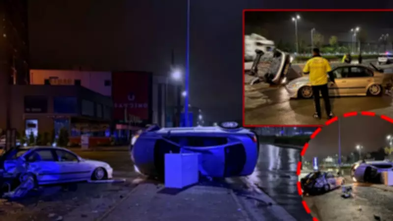 Kayseri'de Park Halindeki Araca Çarpma: 2 Yaralı