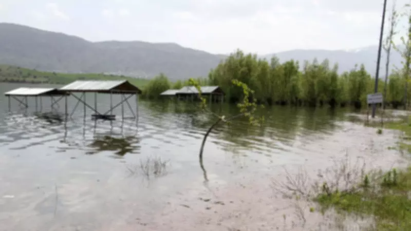 Kılıçkaya Barajı taştı, belediye tesisleri sular altında kaldı