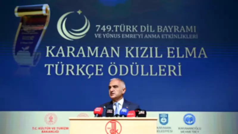 Kültür ve Turizm Bakanı Ersoy: Türkçe, Tarihle Yaşıt Bir Medeniyet Yürüyüşünün Sesidir