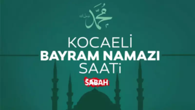 Kocaeli Bayram Namazı Saati 2026: Diyanet Açıkladı