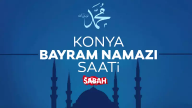 Konya'da Bayram Namazı Saati 2026: Diyanet Açıkladı