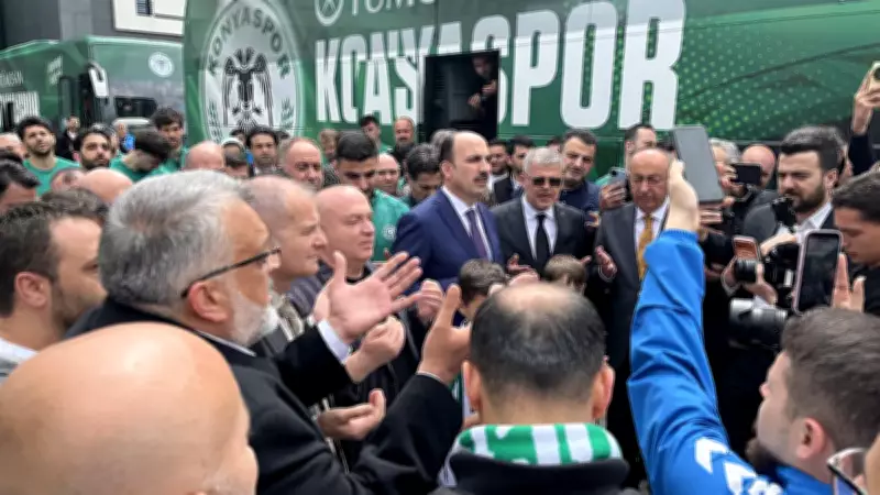 Konyaspor Ziraat Türkiye Kupası Finali İçin Antalya'ya Uğurlandı